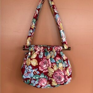 Handmade Grandma-Core Floral Women's Bag One of A Kind